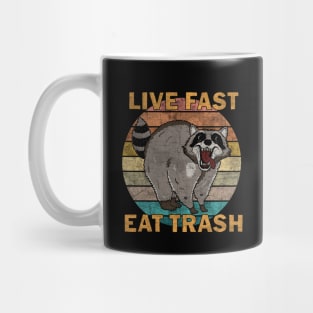 Raccoon - Live Fast Eat Trash Mug